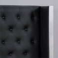 thumbnail image 2 of Furniture of America Kurke Wood Queen Upholstered Bed in Black, 2 of 3