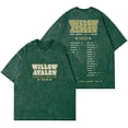 thumbnail image 2 of T-Shirts de Lavage Willow Avalon Southern Belle Raisin Hell Tour 2025 Unisexe en Coton à Manches Courtes, 2 of 6