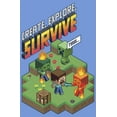 thumbnail image 2 of Boy's Minecraft Steve Create Explore Survive Performance Graphic Tee Royal Blue Heather Large, 2 of 4
