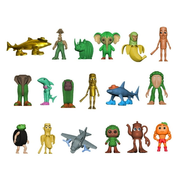 18 PCS Tralalero Tralala Action Figure, 3.3" AI Meme Shark Tung Tung Tung Sahur Toy Doll, Creative 3D Italian Brainrot Shark in Sneakers, Collectible Figures Gifts for Fans