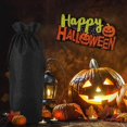 thumbnail image 5 of Package 10pcs Wine Bags, Hessian Cloth Bottle Gift Bags Drawstring For Blind Taste Halloween Party Holiday Giving (black), 5 of 5