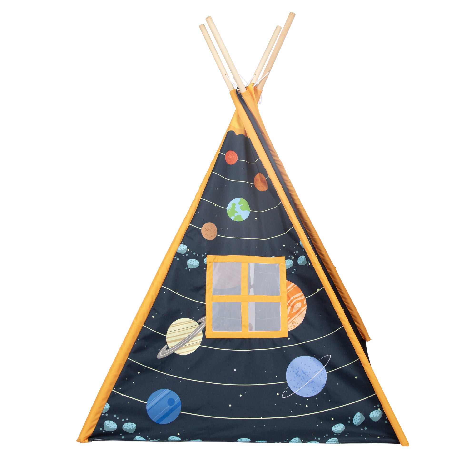 Pacific Play Tents 31602 Out Of This World Teepee Kids Camping Indoor/Outdoor Play