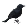 thumbnail image 3 of Simulation Black Crow Feather Animal Halloween Props Simulation Crow Festival Feather Production Decorative Props, 3 of 8