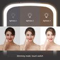 thumbnail image 4 of LIFKOME 1Set Travel Makeup Mirror LED Lighting Round for Women Daily Dressing, 4 of 8