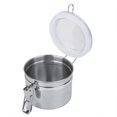 thumbnail image 1 of Tarro de acero inoxidable para almacenamiento de café y alimentos, recipiente para almacenamiento de alimentos, té, azúcar, leche en polvo (107,4 cm) Unbranded JY17120-01, 1 of 8