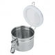 thumbnail image 1 of Tarro de acero inoxidable para almacenamiento de café y alimentos, recipiente para almacenamiento de alimentos, té, azúcar, leche en polvo (107,4 cm) Ecomeon no, 1 of 6