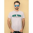 thumbnail image 2 of Retro College New York T-Shirt Men -Image by Shutterstock, Male Medium, 2 of 4