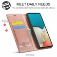 thumbnail image 7 of Allytech Galaxy A53 5G Case, PU Leather Slim Fit Folding Stand Shock Absorption Anti-scratch Protection Cards Holder Cash Pocket Wallet Case Cover for Samsung Galaxy A53 5G, Rosegold, 7 of 7