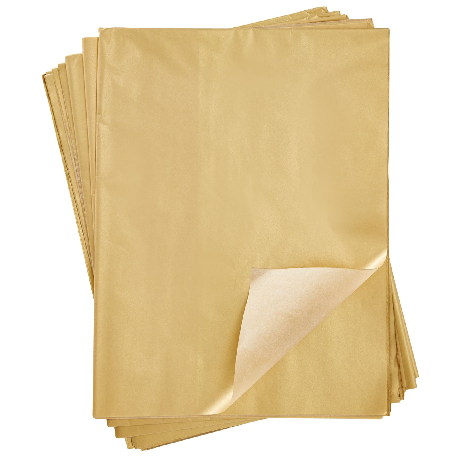 METALLIC GOLD TISSUE PAPER~GIFT WRAP~20x30~48 SHINY PREMIUM SHEETS~ 