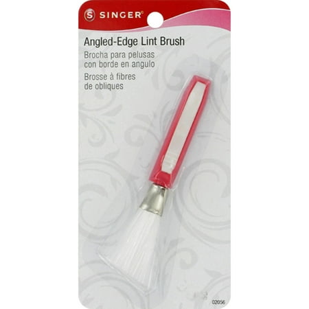 Singer Nylon Angled-Edge Lint Brush W/Comfort Grip-