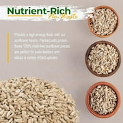 Old Potters Wildlife Sunflower Hearts & Chips, Attracts Birds & Wildlife, Organic Raw NON GMO, USA Grown, Small Farm