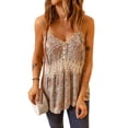 thumbnail image 4 of POGLIP Women's Multicolor Floral Print Lace Crochet Spaghetti Strap Tank Top, 4 of 6