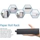 thumbnail image 5 of Soporte magnético para toallas de papel que ahorra espacio, construcción de acero al carbono de alta calidad, soporta hasta 6 libras para cocina, baño, restaurante, 5 of 6