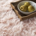 thumbnail image 3 of Safavieh Faux Sheep Skin Jadyn Animal Area Rug, Light Pink, 2' x 3', 3 of 12