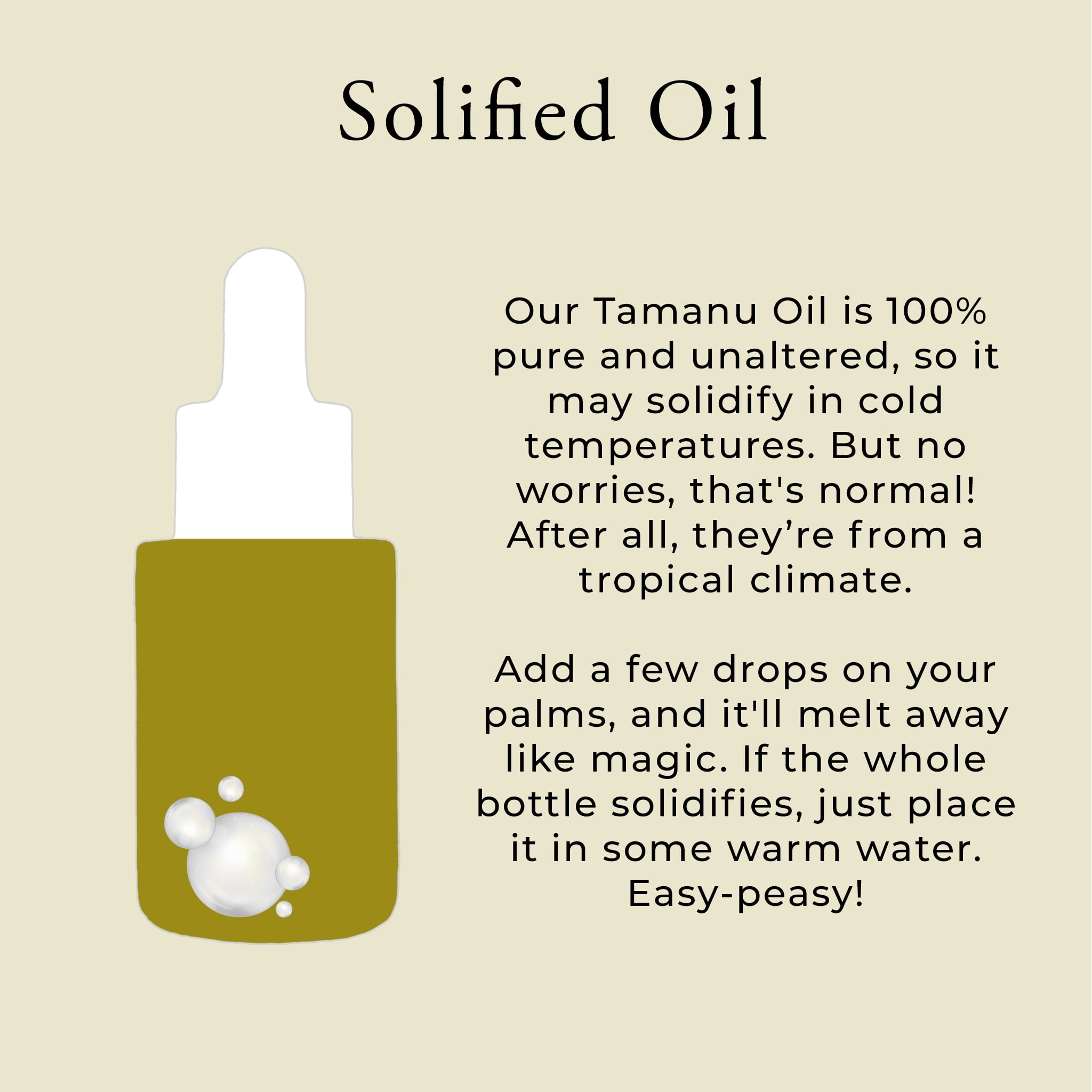 Organic Tamanu Oil | 100% Pure Cold-Pressed , Unrefined | For Face & Body | Deep Hydration