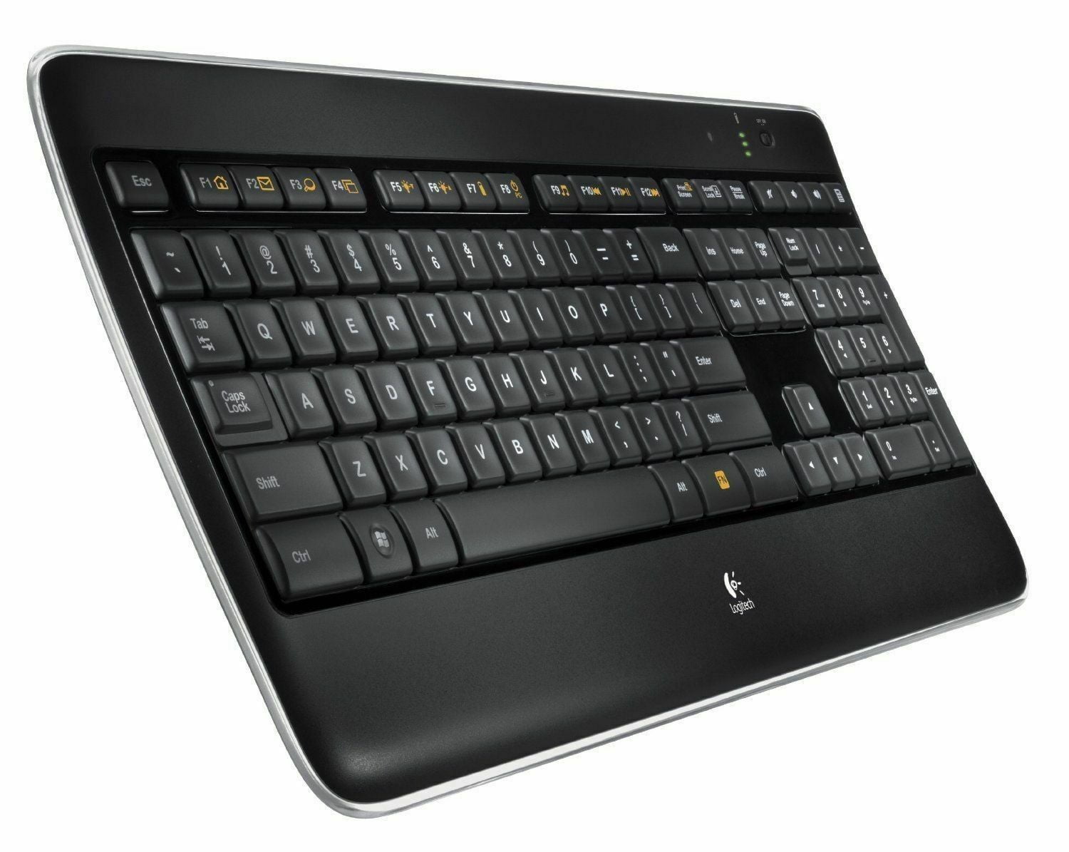 modbydeligt eventyr er mere end Logitech K800 Wireless Illuminated Backlit Keyboard w/ Unifying USB  Receiver - Manufacturer USED - Walmart.com