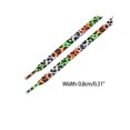 thumbnail image 3 of INSPIRE CHIC Leopard Shoelaces Multicolor Tie Dye Gradient Shoelace Flat Shoe Strings for Sports Sneakers 2 Pairs Black 100cm/39.4", 3 of 5