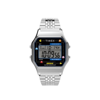 34mm Casual Digital Quartz Watch - Stainless Steel Bracelet Timex, Men main image 4