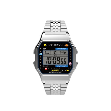 Timex T80 x PAC-MAN 34mm Stainless Steel Bracelet Watch
