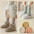 thumbnail image 4 of LKJYER Women Fuzzy Slipper Socks Winter Microfiber Soft Cozy Plush Fluffy Socks Warm Comfy Thermal Home Sleeping Socks, 4 of 7