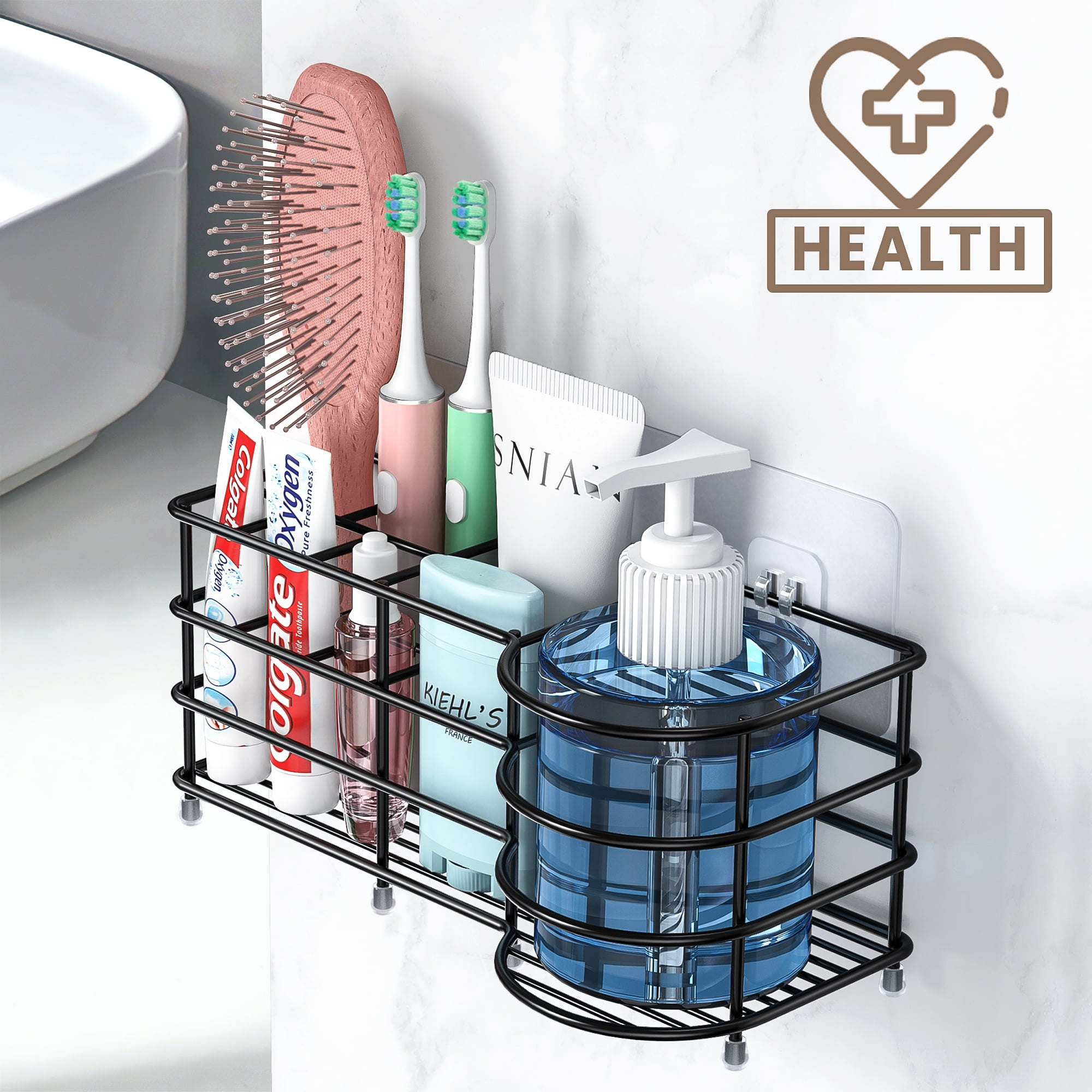 Toothbrush Toothpaste Wall Mount Holder Sucker Suction Cup Organizer #HN 
