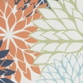 thumbnail image 4 of Mina Victory Aloha Floral Multicolor 20" x 20" Outdoor Throw Pillow, Easy Clean, Zipper Closure, Patio, Couch, Bench, 4 of 9
