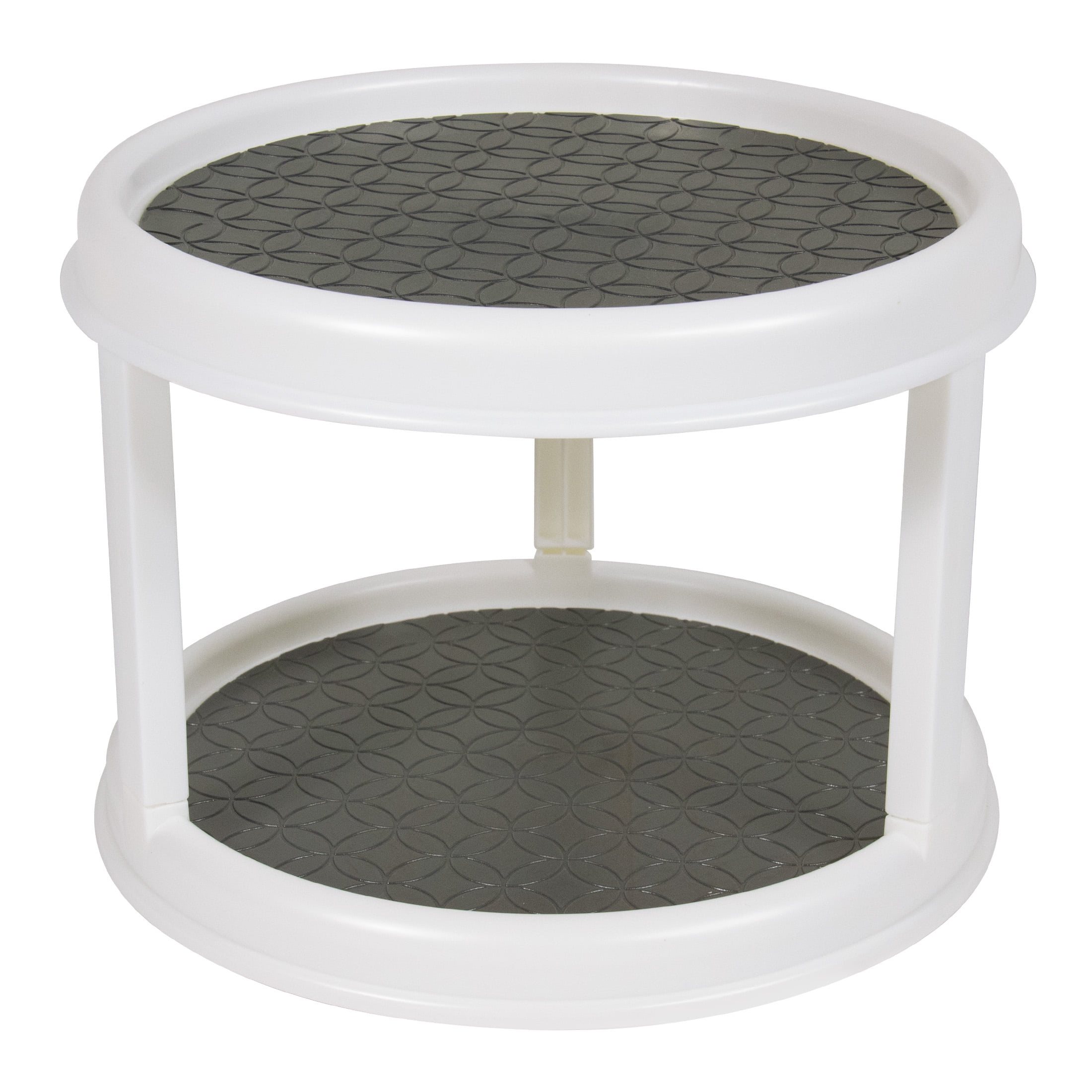 Mainstays 2-Tier Plastic Spice Rack Organizer Turntable