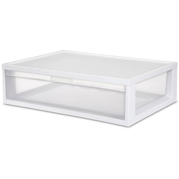 Sterilite Large Modular Drawer White Available In Case Of 3 Or