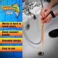 thumbnail image 4 of FlexiSnake Drain Weasel MAX Snake Hair Clog Remover Plumbing Tools, 30 inch, 2 Pack, 4 of 7