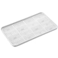 thumbnail image 2 of Bandeja de drenaje para platos de cocina, almohadilla de secado, accesorios de baño de múltiples escenas, estante de superficie antideslizante, placa Blanco Talla L perfecl Bandeja de drenaje de encimera, 2 of 8