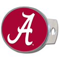 thumbnail image 1 of NCAA Alabama Crimson Tide Oval Hitch Cover, 1 of 3