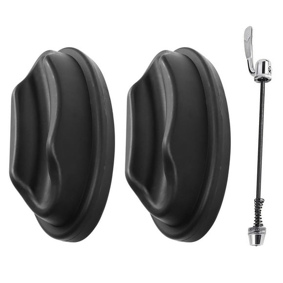 KAKOWELY 1 juego de bloque elevador de rueda delantera de bicicleta, accesorio de plataforma de conducción de bicicleta, nivel de liberación rápida