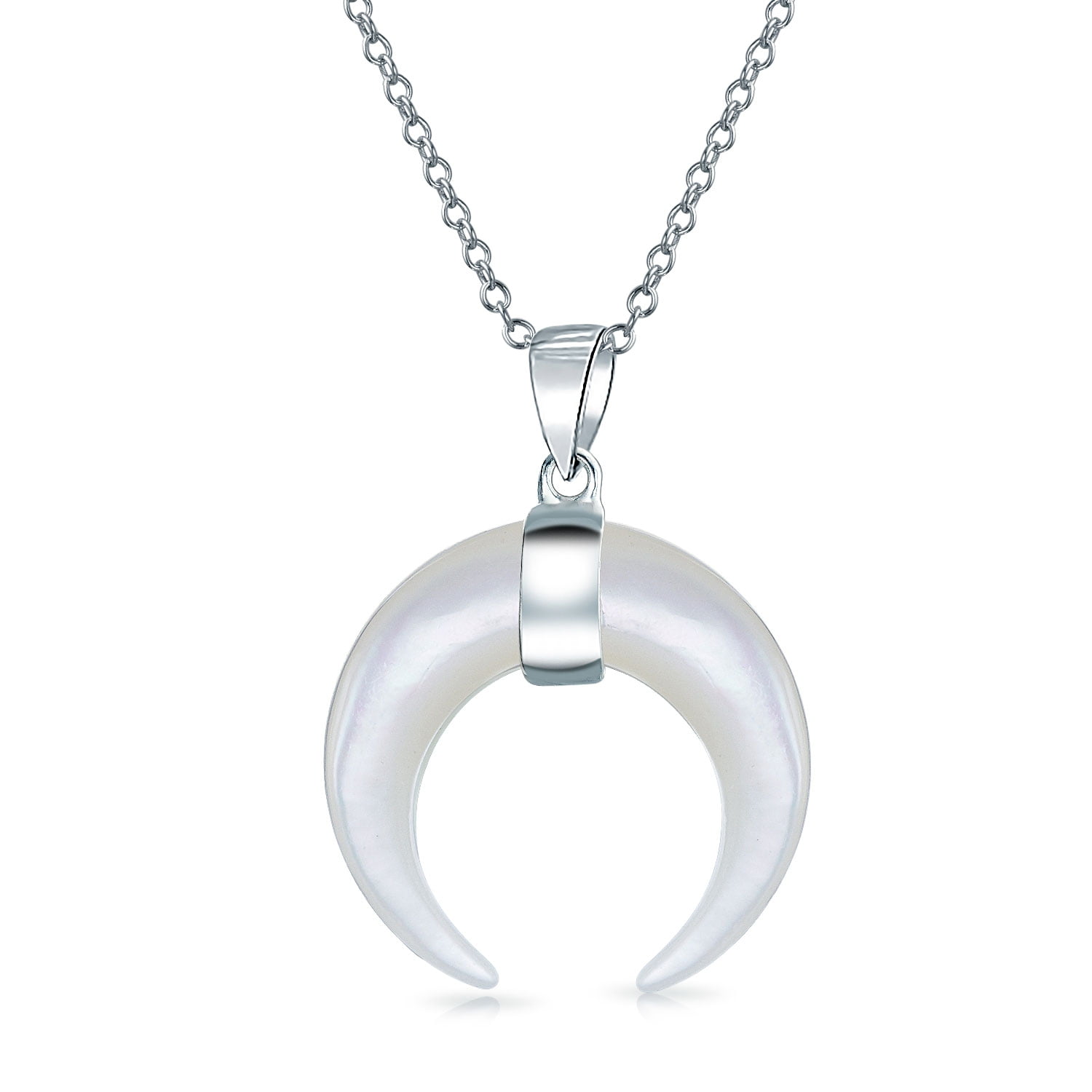 Shell Horn Italian Crescent Moon 