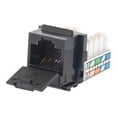 thumbnail image 1 of CAT5E 90 KEYSTONE JACK BLK, 1 of 1