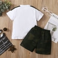 thumbnail image 6 of Boy Baby Clothes Toddler Kids Shorts Clothing Set Spring Summer Cotton Letter Print Short-sleeved Basketball 3 6 12 18 24 Months 3T Tops+Shorts Children's Outfits 2 Piece, 6 of 7