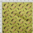 thumbnail image 4 of oneOone Cotton Poplin Lime Green Fabric Asian Japanese Koi Fish Watercolor Quilting Supplies Print Sewing Fabric By The Yard 56 Inch Wide, 4 of 4