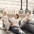 thumbnail image 2 of 1 Set of Children Lifting Rings Indoor Training Heightening Auxiliary Tools (Black), 2 of 8