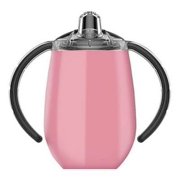 BEACH PINK Sippy Cup 9oz Double Walled Vacuum Insulated Stainless Steel by True North