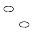 thumbnail image 4 of Minnieouse de cuero para hombre, hebilla de piedra imán de acero inoxidable, cadena de mano, pulseras trenzadas de 6 hilos para parejas, Negro 2Conjunto, 4 of 6
