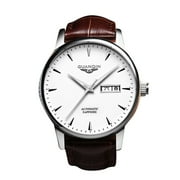 GUANQIN Men Analog Fashion Automatic Self-Winding Mechanical Stainless Steel Leather Wrist Watch Date Luminous
