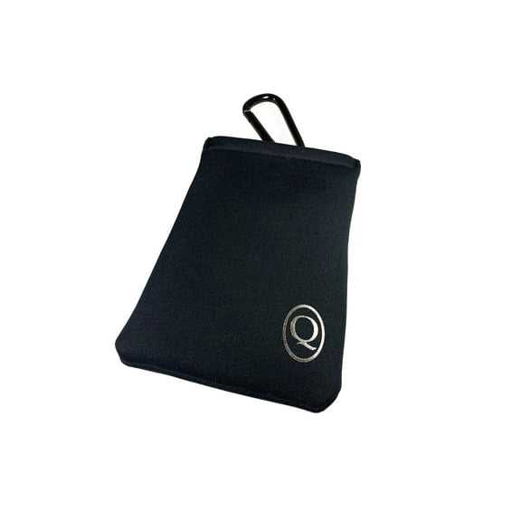 Self Closing Sunglasses/Eyeglasses Neoprene Squeeze Top Soft Case Carabiner Pouch