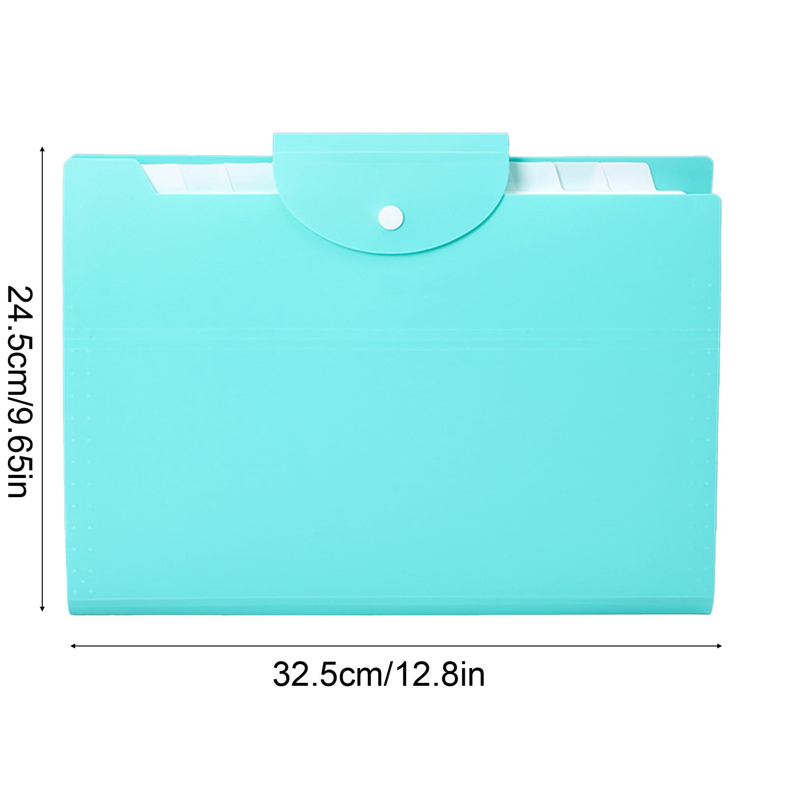 HBBKVI 2 Pack File Folders, 12-Pocket Accordion File Organizer, Organ Pack Folder A4 Exam Paper Classification Storage Bag Office Data Archive File Pack