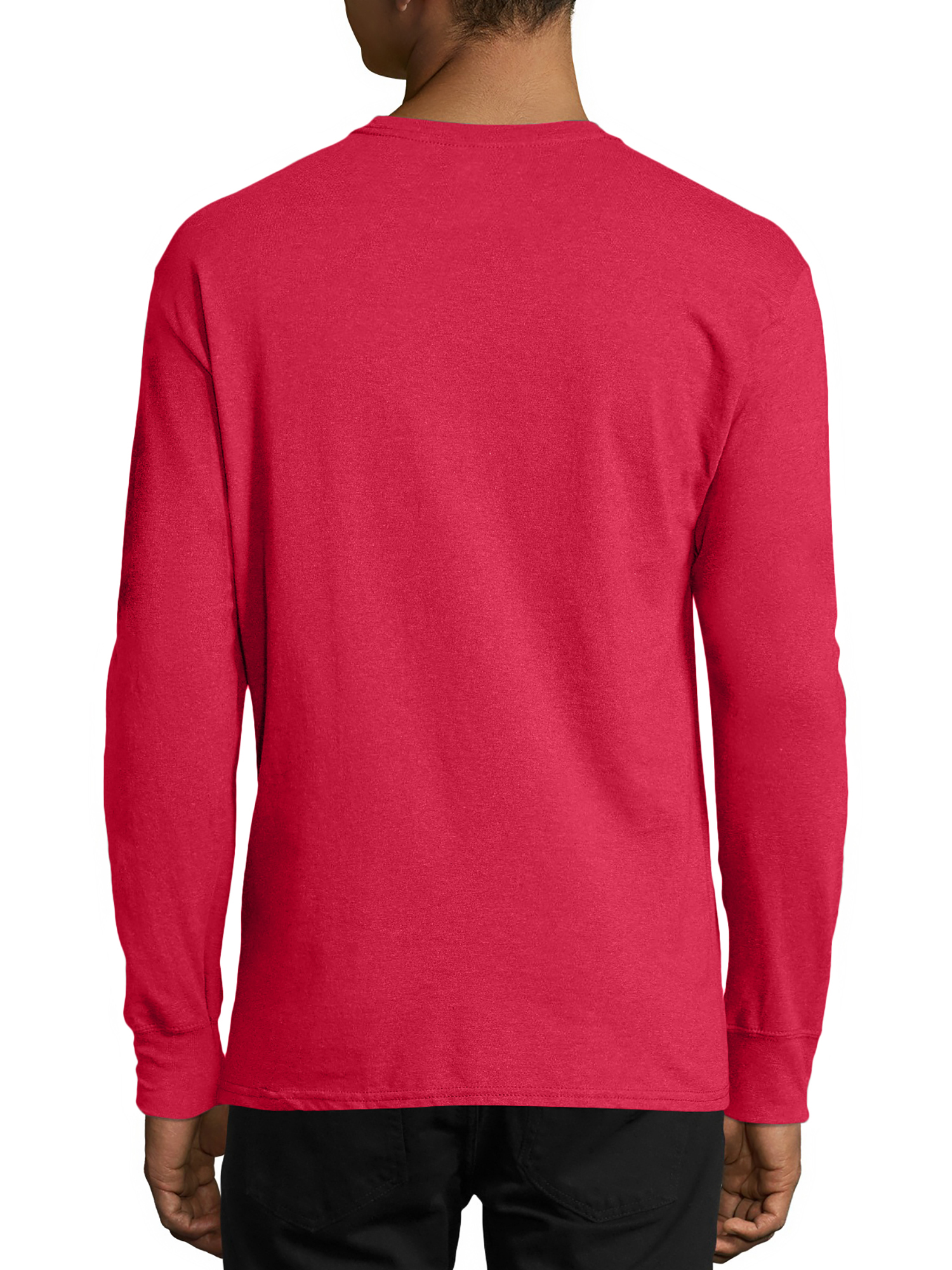 Hanes Men's and Big Men's X-Temp Lightweight Long Sleeve T-Shirt, Up To Size 3XL - image 2 of 5