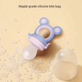 thumbnail image 2 of Bolsa de malla de alimentos complementarios para bebés con música de frutas y verduras de silicona de grado alimenticio para bebés, 2 of 5