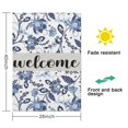 thumbnail image 5 of Spring Summer Multicolored Flower Leaves Garden Flag 28x40 Inch Double Side for Outdoor Courtyard Garden Decor Flowers Welcome Holiday Flag for Outside Decoration, 5 of 6