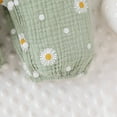 thumbnail image 6 of Hessimy Baby Girls Clothes Infant Ruffle Long Sleeve Floral Print Bodysuit 2PCS Baby Layette Set baby gift winter clothes (Light Green,0-3 Months), 6 of 9