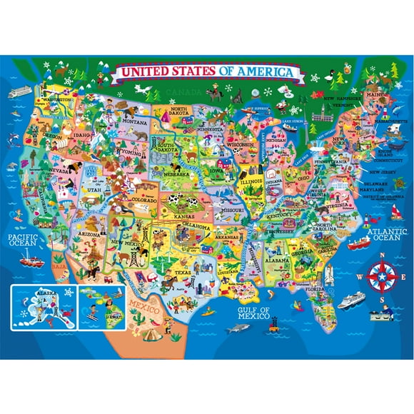 United States Puzzle Maps