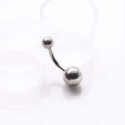 Implant Grade Titanium Internally Threaded Basic Belly Button Ring