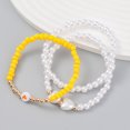 thumbnail image 2 of Femmes Perles Bracelets Mode - 3PCS Délicate Fausse Perle Bracelet Boho Bracelets, 2 of 2