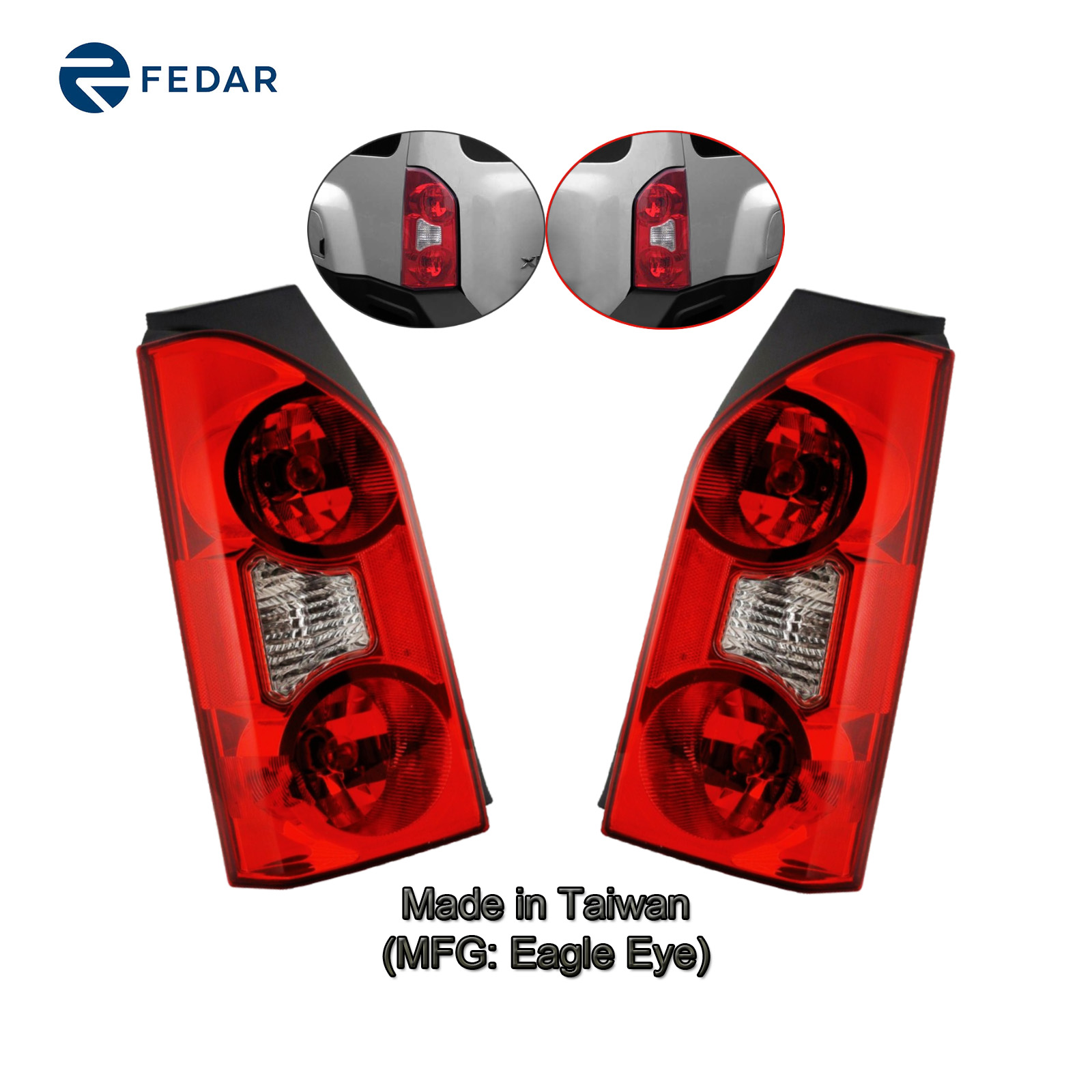 Tail Light Lamp Compatible with 20052015 Nissan Xterra Pair Set 2005